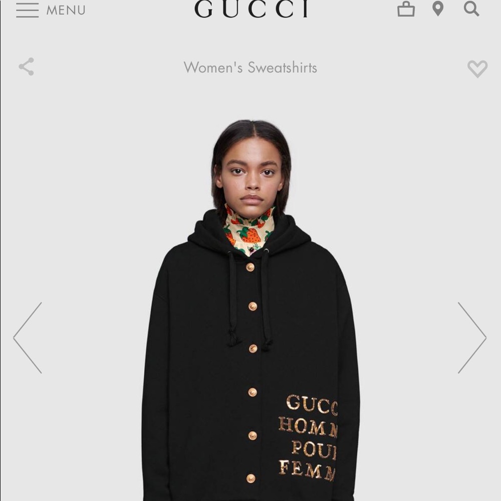 Gucci women sweatshirt with patch